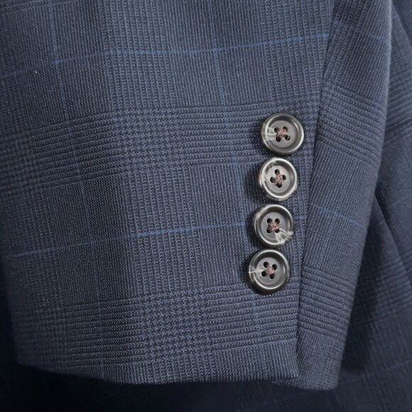 Ralph Lauren RRL Navy Check 2pc 100% Wool Suit Men's Size 42R/W35 - Picture 3 of 12